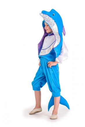 Маскарадный детский костюм Дельфин
 
Детский карнавальный костюм Дельфина
Размер. . фото 2