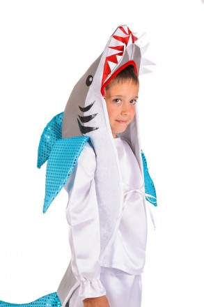Маскарадный детский костюм Акула
Детский карнавальный костюм Акулы
Размер: 120 с. . фото 4