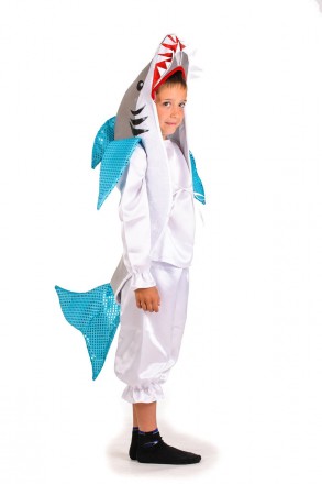 Маскарадный детский костюм Акула
Детский карнавальный костюм Акулы
Размер: 120 с. . фото 3