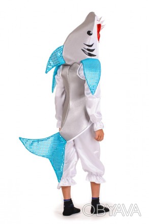 Маскарадный детский костюм Акула
Детский карнавальный костюм Акулы
Размер: 120 с. . фото 1