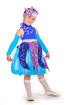 Детский карнавальный костюм Морской звезды.
В комплекте: головной убор, платье, . . фото 2