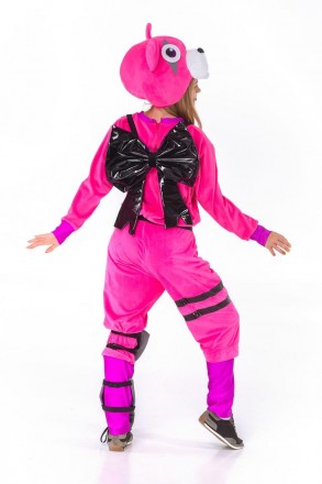 
В состав карнавального костюма Розовый мишка для аниматоров входят:
	Комбинезон. . фото 6