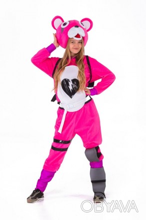 
В состав карнавального костюма Розовый мишка для аниматоров входят:
	Комбинезон. . фото 1