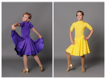 Бейсик рейтинговый для девочки с двумя юбками на регилине № 843 «Аризона&r. . фото 4