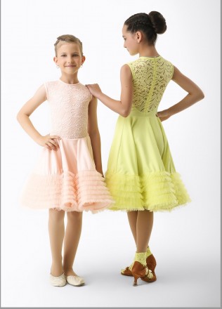 Бейсик рейтинговый для девочки с двумя юбками на регилине № 843 «Аризона&r. . фото 10