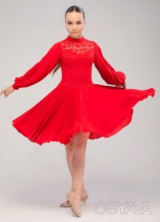 Рейтинговое платье "Ницца"№849 с юбкой и рукавами плиссе.
Если нужног. . фото 1