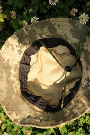 Панама пошита з камуфльованої тканини. 
Підкладка сітка, система молі, вентиляці. . фото 5