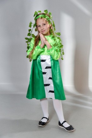 Детский карнавальный костюм Берёза для девочки, украшено листочками.
В комплекте. . фото 3