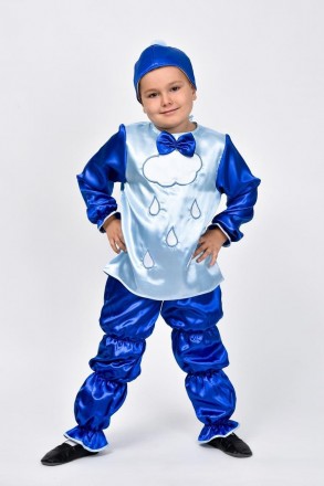 Детский карнавальный костюм Дождь, капля, тучка.
В комплекте: головной убор,руба. . фото 2