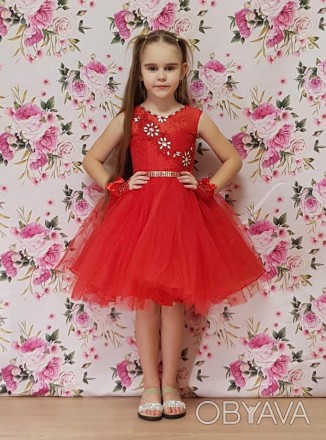 Нарядное праздничное выпускное  детское платье ретро стиляги  23-13