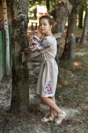 Дитяча блуза для дівчинки «ВЫШИВАНКА».
Стильна вишиванка для дівчинки з вишитими. . фото 8