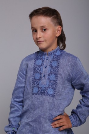  Дитяча сорочка з вишивкою хрестиком.
Розмір: 110,116,128,140,146,152, 158,164, . . фото 5