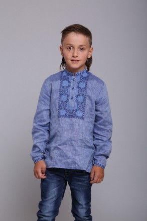  Дитяча сорочка з вишивкою хрестиком.
Розмір: 110,116,128,140,146,152, 158,164, . . фото 7