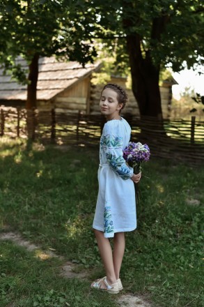 Дитяча блуза для дівчинки «ВЫШИВАНКА».
Стильна вишиванка для дівчинки з вишитими. . фото 6