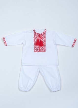 
Крестильный набор для мальчика представлен комплектом из рубашки-вышиванки и шт. . фото 2