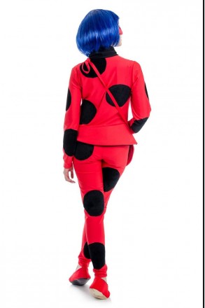 
Взрослый карнавальный костюм Леди Баг
В комплекте: маска, кофточка, лосины, обу. . фото 4
