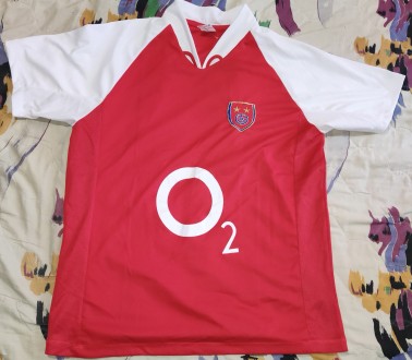Ретро футболка FC Arsenal London, Ljungberg, размер-М, длина-67см, под мышками-5. . фото 2