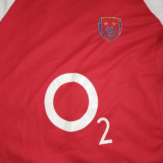 Ретро футболка FC Arsenal London, Ljungberg, размер-М, длина-67см, под мышками-5. . фото 4