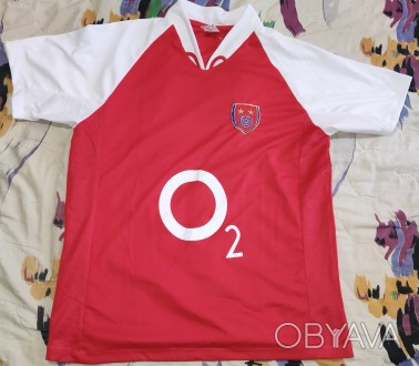 Ретро футболка FC Arsenal London, Ljungberg, размер-М, длина-67см, под мышками-5. . фото 1