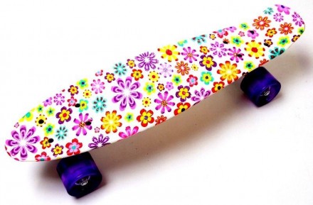  Penny Board Violet Flowers изготовлен из высококачественных материалов, что обе. . фото 3