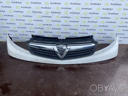  Решетка бампера Opel Vivaro (Опель Виваро) английская версия 2007-2013 г.в. Б/у. . фото 1