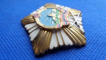 Монголия Орден Боевых Заслуг образца 2000 года №9156. . фото 3