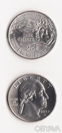 USA США - 1/4 Dollar 2023 - Эдит Канакаоле Американские женщины 25 Cents. . фото 1