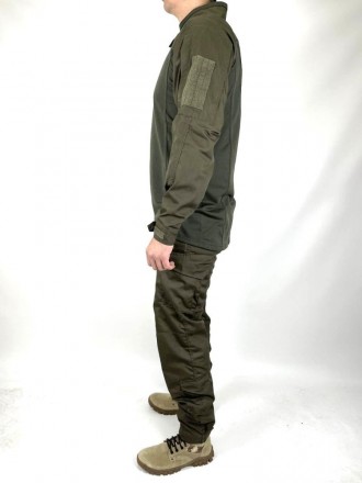 
 
 Власне виробництво 
Колір: хакі
Матеріал штани і рукава 65/35 бавовна поліес. . фото 4