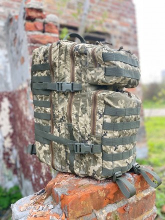 
 
 
тактичний рюкзак на 50 літрів, створений з високоякісної кордури та надійно. . фото 3