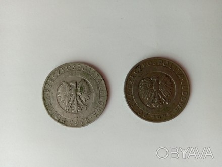 Две монеты польских злотых 1973 и 1976 годов.
Цена 100 грн за две монеты. Без т. . фото 1