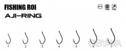 Серия товаров
Aji-ring
Рыболовные крючки Fishing ROI отличаются прежде всего неп. . фото 1