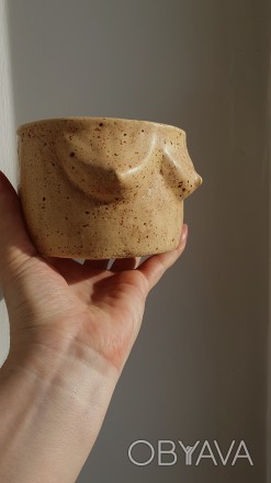 Ароматична соєва свічка з потрійним ґнотом у кераміці