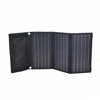 Склад комплекту: портативна сонячна панель New Energy Technology 30 W Solar Char. . фото 4