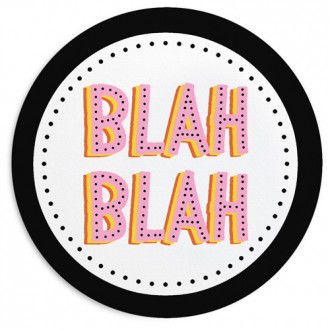 Коврик для мыши Blah Blah 20 см (RKYL_23F077). Черновцы. фото 1 Коврик для мыши Blah Blah 20 см (RKYL_23F077). Черновцы. фото 1