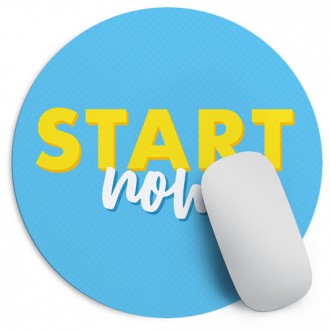 Коврик для мыши Start now 20 см (RKYL_23F014). Черновцы. фото 1 Коврик для мыши Start now 20 см (RKYL_23F014). Черновцы. фото 1
