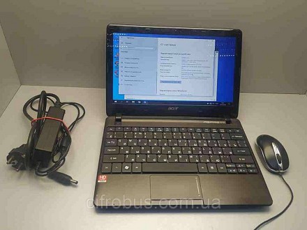 Acer Aspire One 722-C6Ckk (11.6"/1366x768/AMD C-60 1000 МГц/RAM 4GB/HDD250 GB/AM. . фото 3