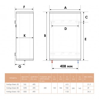 
Модель
Vertigo Basic 50 ES-VM0402F220F-B (2000W)
Объем,л
40
Количество ТЭНов
2
. . фото 9