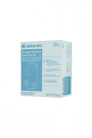 Atlantic Vertigo Steatite Essential 30 – это базовая модель плоского водонагрева. . фото 8