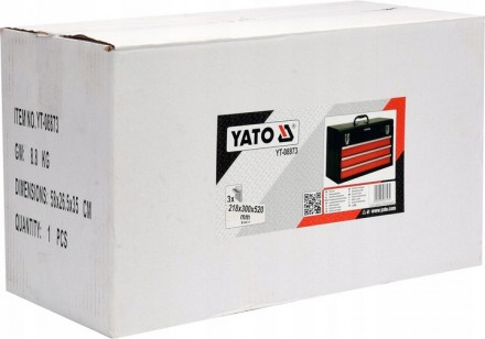 Кейс для инструментов Yato YT-08873
Характеристики:
	
	Ящик YATO для ручного инс. . фото 5