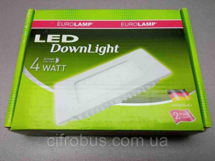 Вбудовані світильники Б/У Eurolamp LED-DLS-4/4. Київ. фото 1 Вбудовані світильники Б/У Eurolamp LED-DLS-4/4. Київ. фото 1