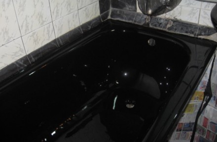 Черный жидкий наливной акрил для реставрации ванн Plastall Premium® 1.7 м (П. . фото 3