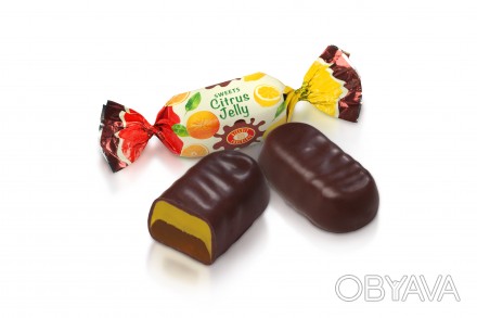Глазированные конфеты на основе фруктовой массы с добавлением цитрусового пюре.. . фото 1