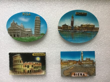Очень красивые сувенирные магниты из Италии От 40 гривен станут украшением Вашег. . фото 9