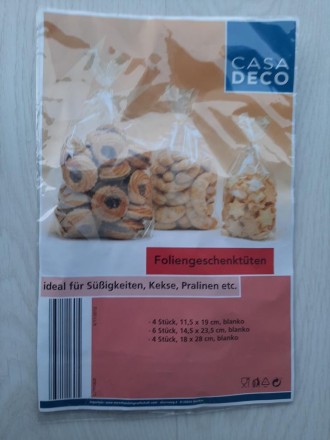 Мешочки из фольги для упаковки сладостей (Германия)

Предоплата. Возможен нало. . фото 2