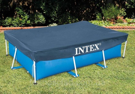 Тент Intex 450/220 cм для каркасних басейнів Інтекс та Bestway захисний чохол на. . фото 3