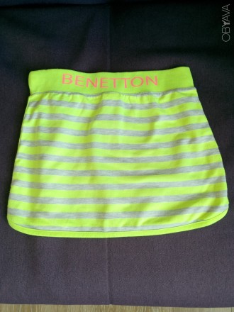 Летняя юбка для девочки Benetton. Рост 152 см. Возраст 10-11 лет. Состав (50% хл. . фото 7