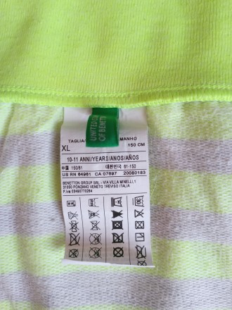 Летняя юбка для девочки Benetton. Рост 152 см. Возраст 10-11 лет. Состав (50% хл. . фото 6