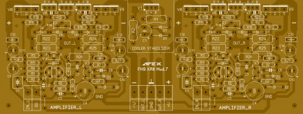 Усилитель (блок УНЧ) APEX - FH9 XRK Mod.7 (2х140Вт) на полевых транзисторах

Р. . фото 8