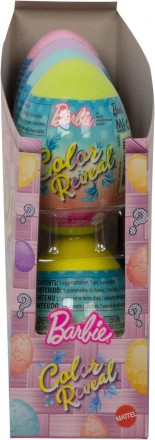 Цветное перевоплощение питомцы Барби в пасхальном яйце Barbie Color Reveal Pet S. . фото 6