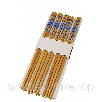 Палочки для еды бамбуковые
(10 пар) (24,5х9х1,5 см)
 
. . фото 2